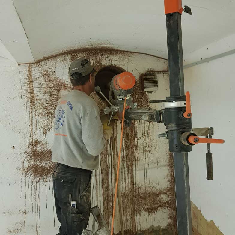 Kernbohrungen in Büdingen und Umkreis - Faust Bohrt Beton